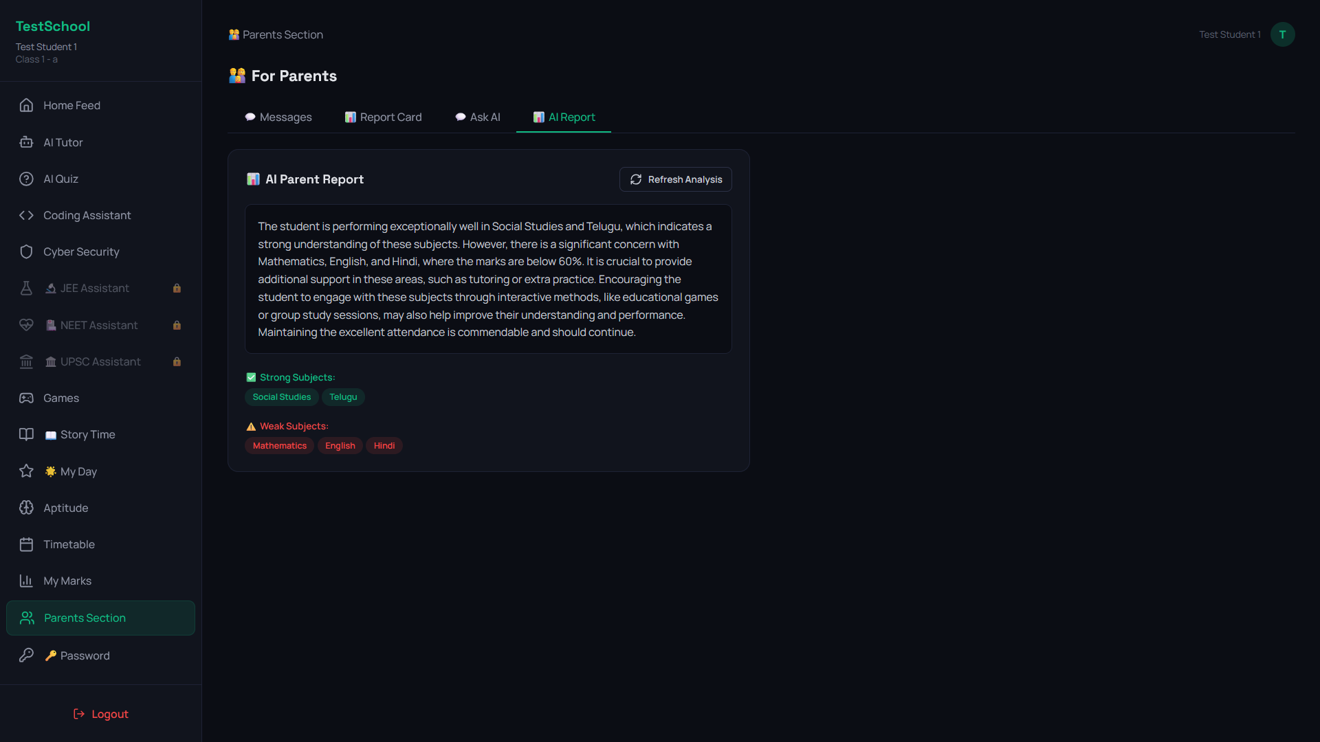 Parent AI Report